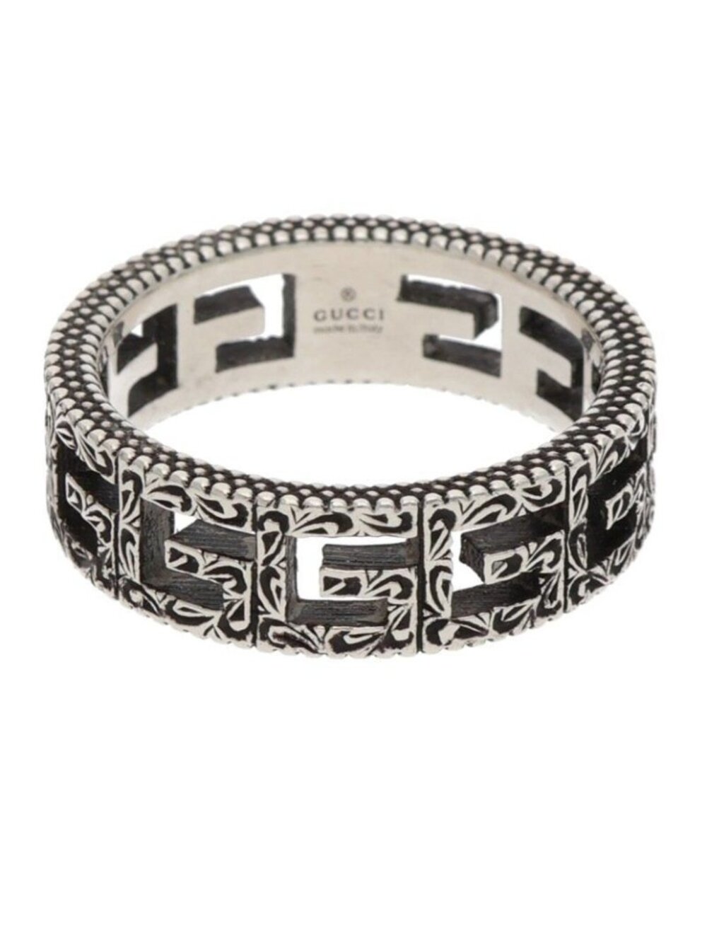 Gucci Square Ring Silver